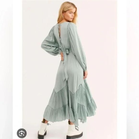 FREE PEOPLE I Need To Know Boho Maxi Dress Sz Small‎ - Picture 2 of 7